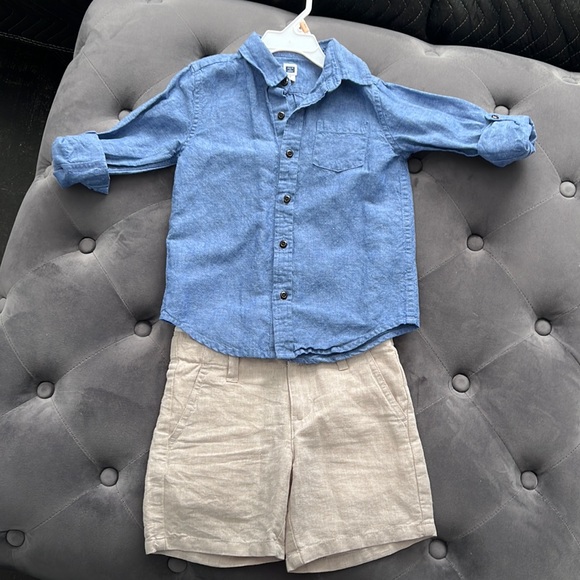 Janie and Jack Matching Sets Used Janie And Jack Linencotton Blend